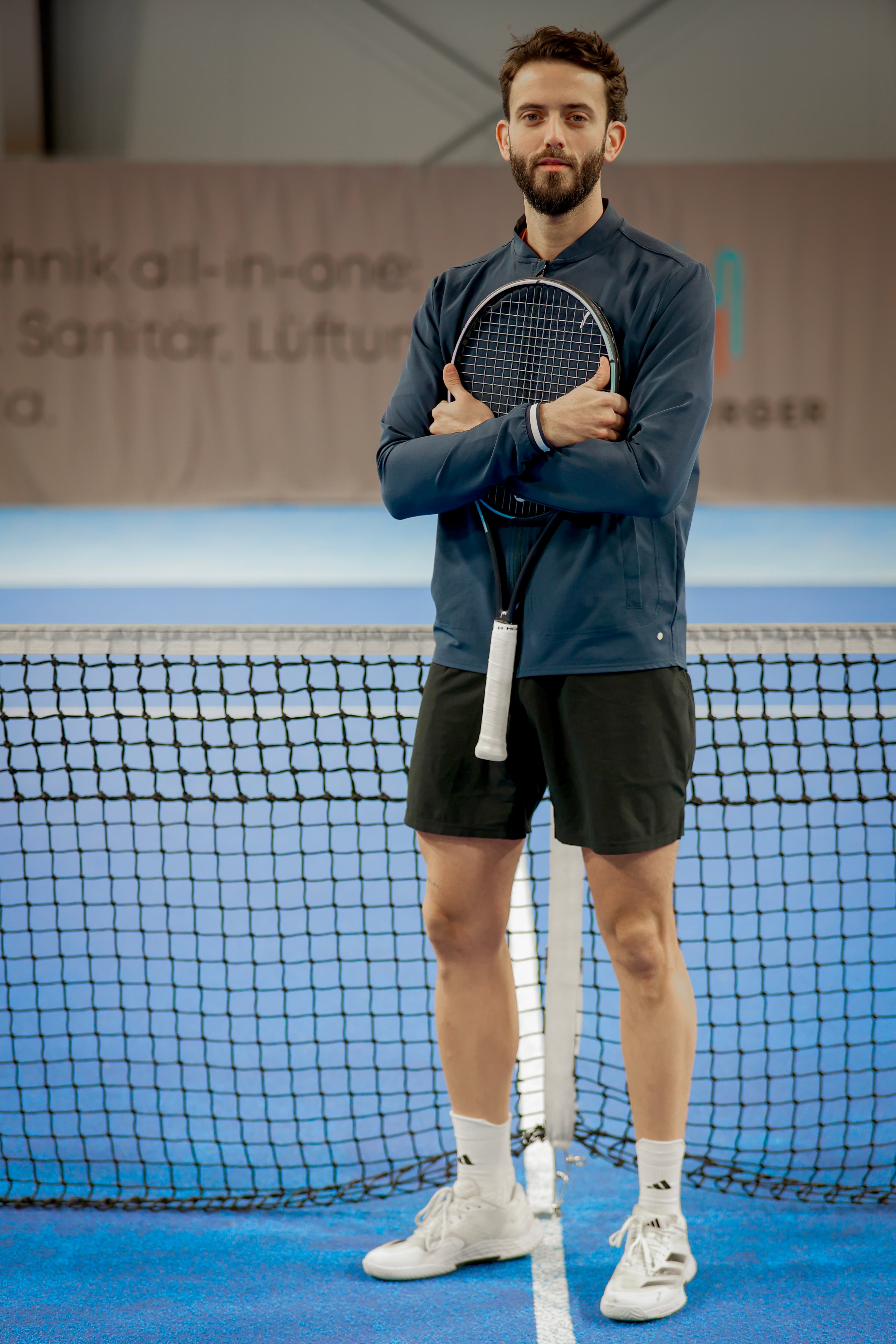 Bild eines Tennisspielers